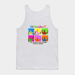 Messi Pop Art Style Light Tank Top